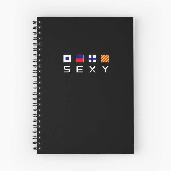 Item preview, Sexy Spelled in Nautical Maritime Flags Dark Color designed and sold by TinyStarAmerica.