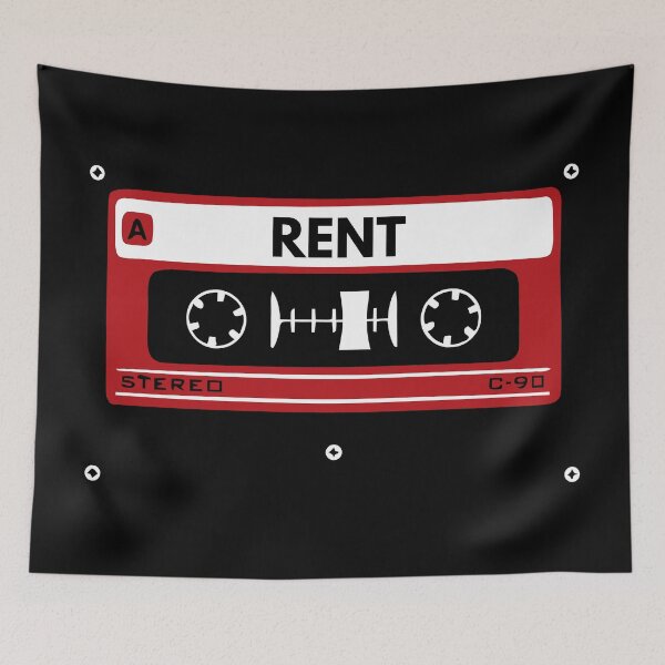 Item preview, Rent Cassette  designed and sold by broadwaygirl142.