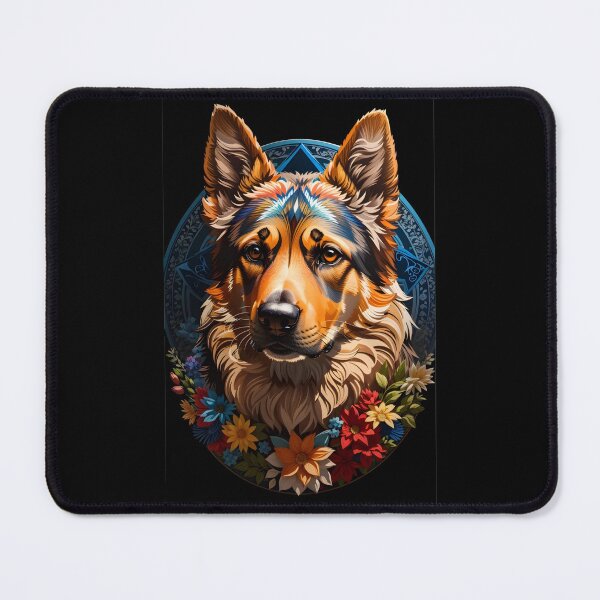 Item preview, German Shepherd Dog Colourful designed and sold by empreydesigns.