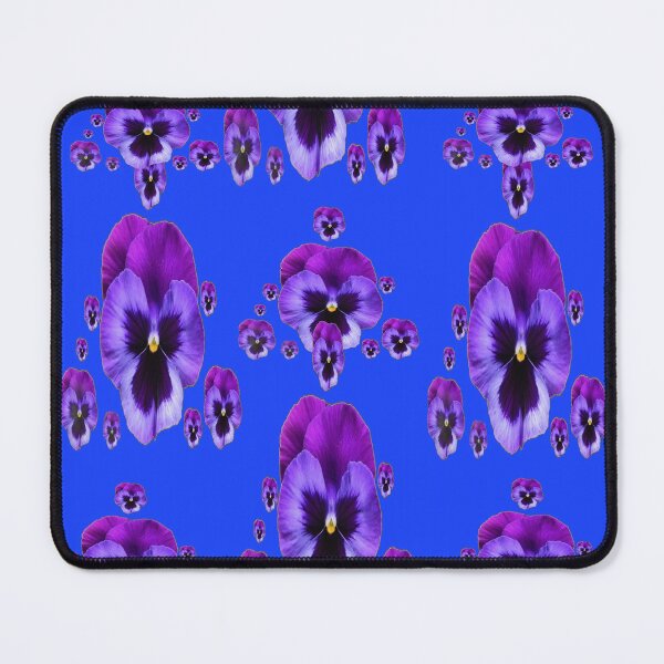Item preview, PURPLE PANSY GARDEN ABSTRACT BLUE ART designed and sold by sharlesart.