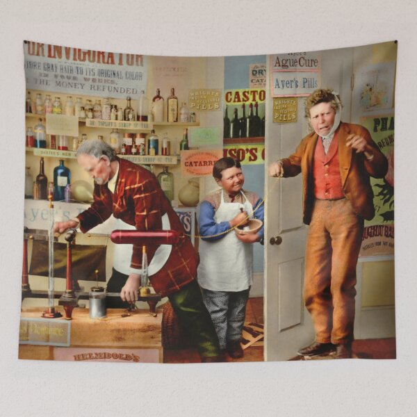 Item preview, Pharmacy - The current cure 1872 designed and sold by Mike Savad Photography.