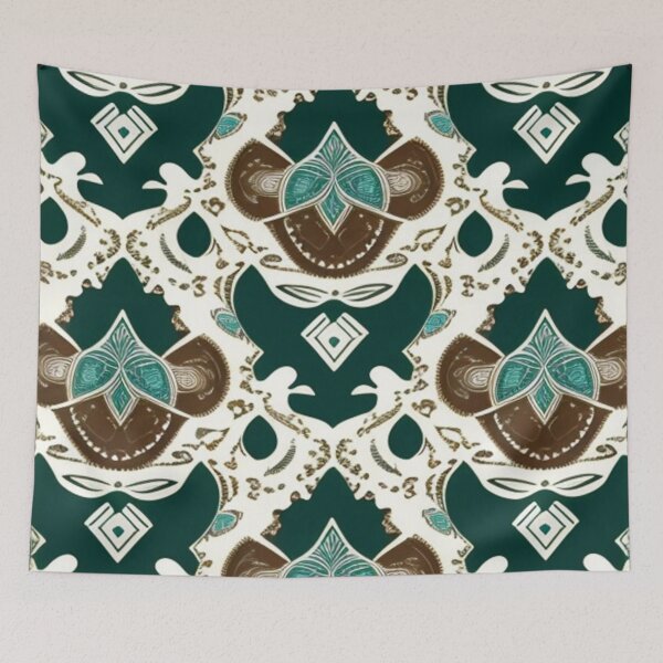 Item preview, Azules y marrones boho chic designed and sold by Roxburylane.