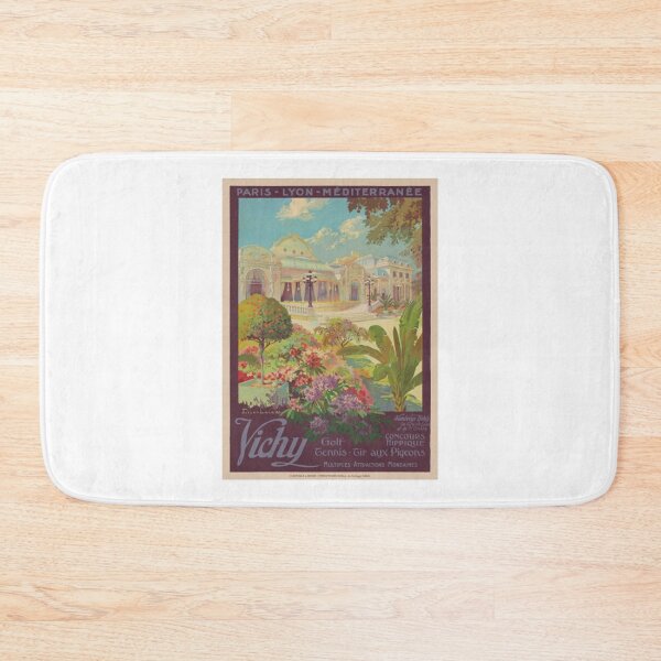 Item preview, Vichy France Railroad Vintage Poster 1925  designed and sold by DagmarLehner.