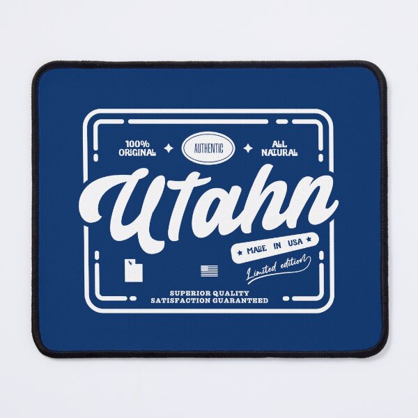 Item preview, Authentic Utahn Cool Vintage Light Stamp Print Utah Resident Gift designed and sold by semisoberme.