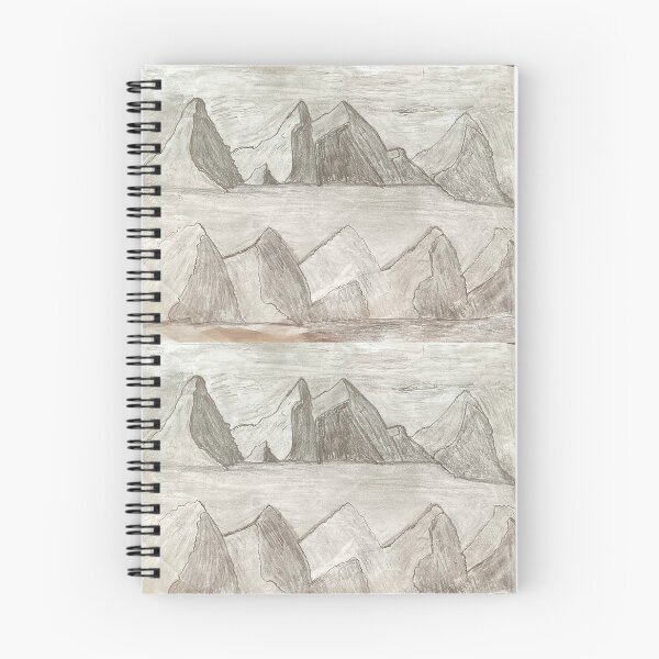 Item preview, The Two Tones Shaded Mountains designed and sold by PodmenikArt.