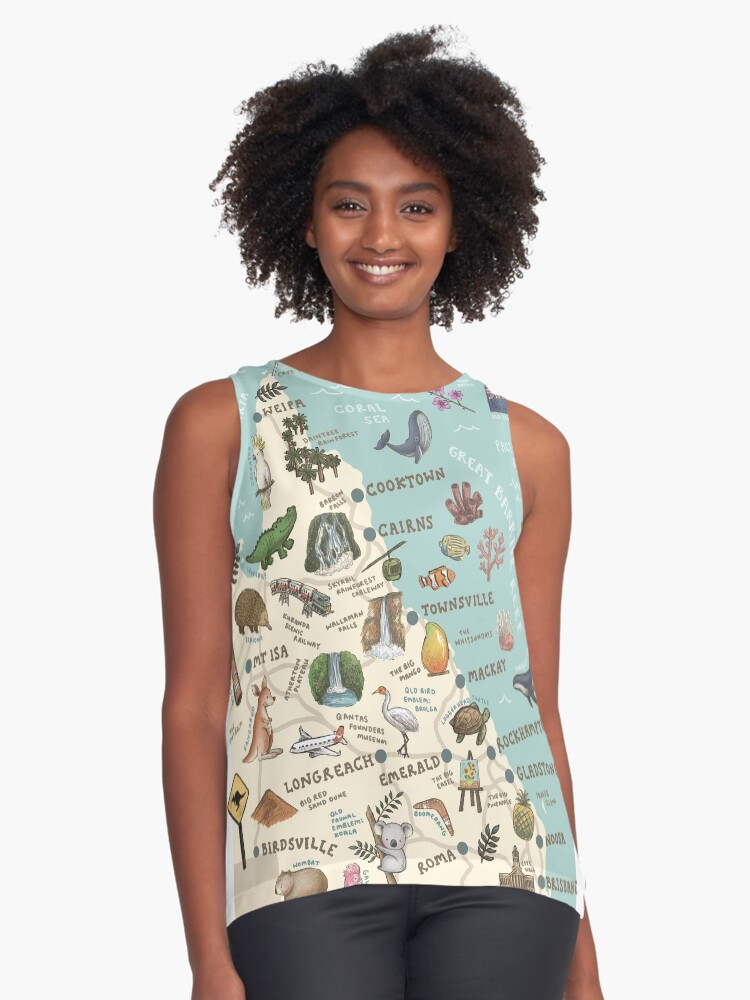 Item preview, Sleeveless Top designed and sold by thosepencils.