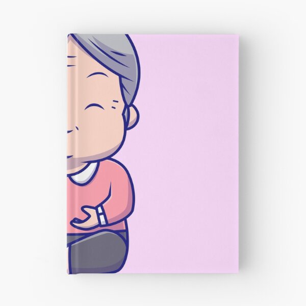 Item preview, Serene Grandmother: Cute Grandmother Meditation Yoga - Cartoon Vector Illustration designed and sold by hjian8219.