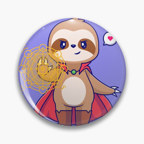 Item preview, Enchanting Sloth Witch: Cute Sloth Witch Super Hero - Cartoon Vector Illustration designed and sold by hjian8219.