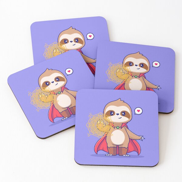 Item preview, Enchanting Sloth Witch: Cute Sloth Witch Super Hero - Cartoon Vector Illustration designed and sold by hjian8219.