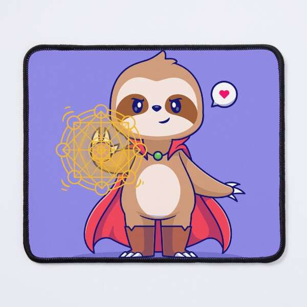 Item preview, Enchanting Sloth Witch: Cute Sloth Witch Super Hero - Cartoon Vector Illustration designed and sold by hjian8219.