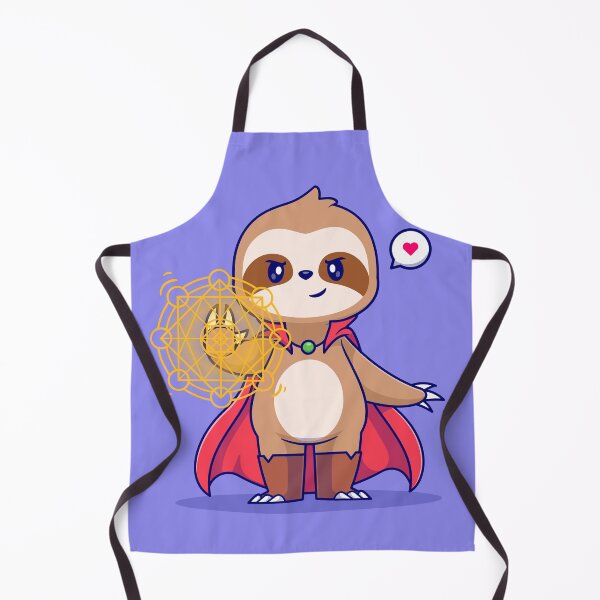 Item preview, Enchanting Sloth Witch: Cute Sloth Witch Super Hero - Cartoon Vector Illustration designed and sold by hjian8219.