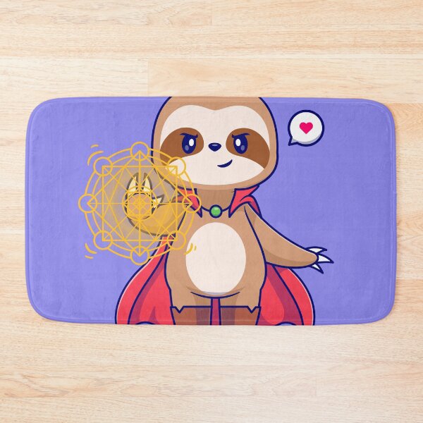 Item preview, Enchanting Sloth Witch: Cute Sloth Witch Super Hero - Cartoon Vector Illustration designed and sold by hjian8219.