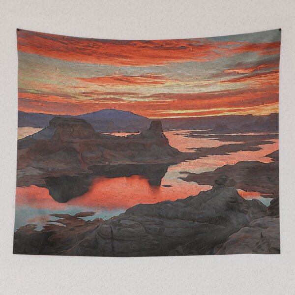 Item preview, Sunrise at Lake Powell designed and sold by AM FineArtPrints.