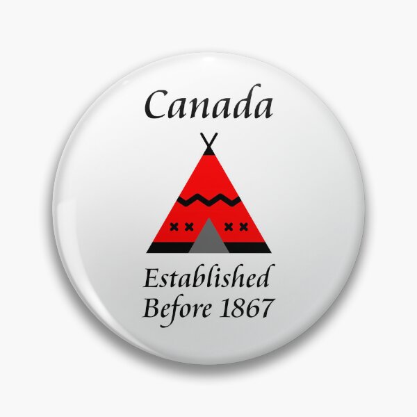Item preview, Canada Established Before 1867 Red Teepee Color designed and sold by TinyStarCanada.