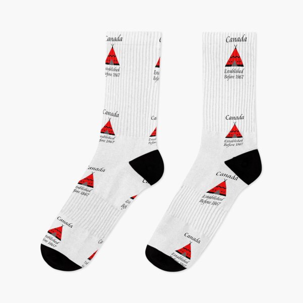 Item preview, Canada Established Before 1867 Red Teepee Color designed and sold by TinyStarCanada.