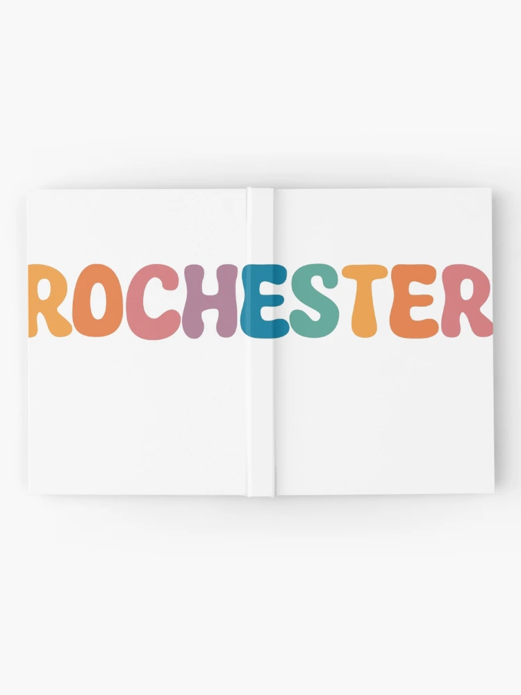 Thumbnail 2 of 3, Journal, Rainbow Rochester Groovy Rochester Retro Rochester designed and sold by ampp.