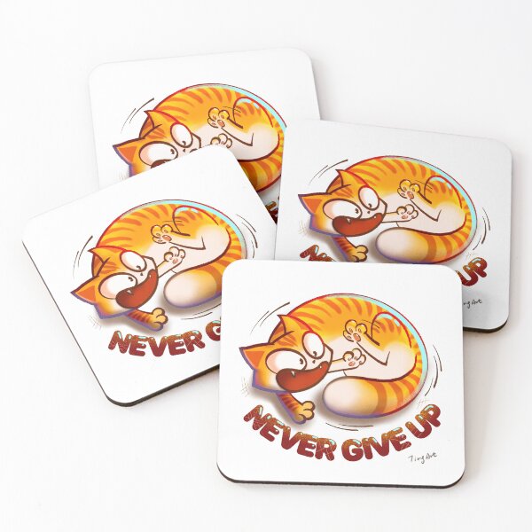 Item preview, Never give up designed and sold by TingDesign.