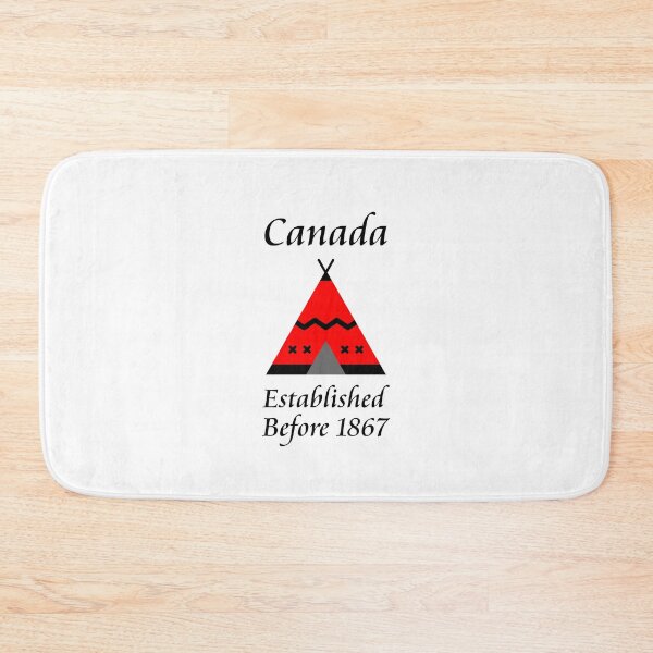 Item preview, Canada Established Before 1867 Red Teepee Color designed and sold by TinyStarCanada.