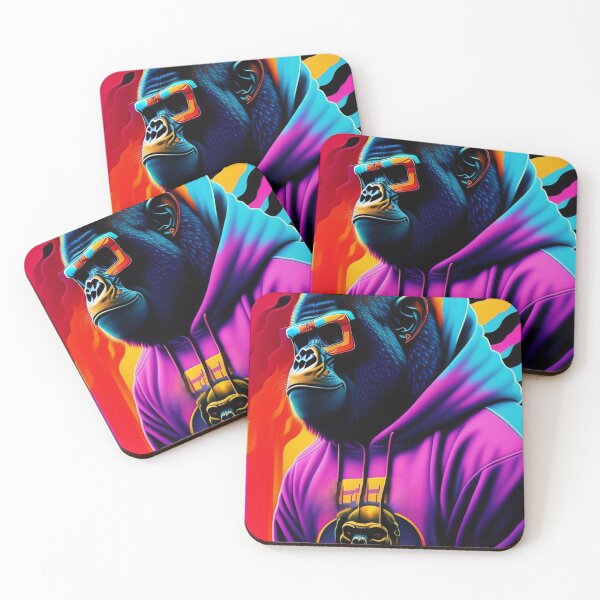 Item preview, Latin rap monkey designed and sold by YumpTattoo.