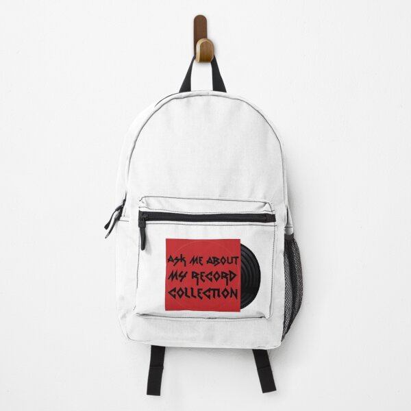 Item preview, Ask me about my Record Collection - red & black designed and sold by HeavyMetalMeow.
