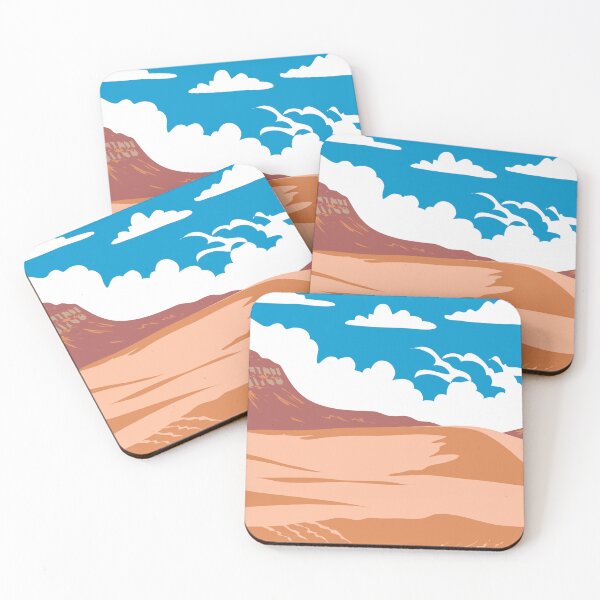 Item preview, Coral Pink Sand Dunes State Park in Kane County Utah USA WPA Art Poster  designed and sold by patrimonio.