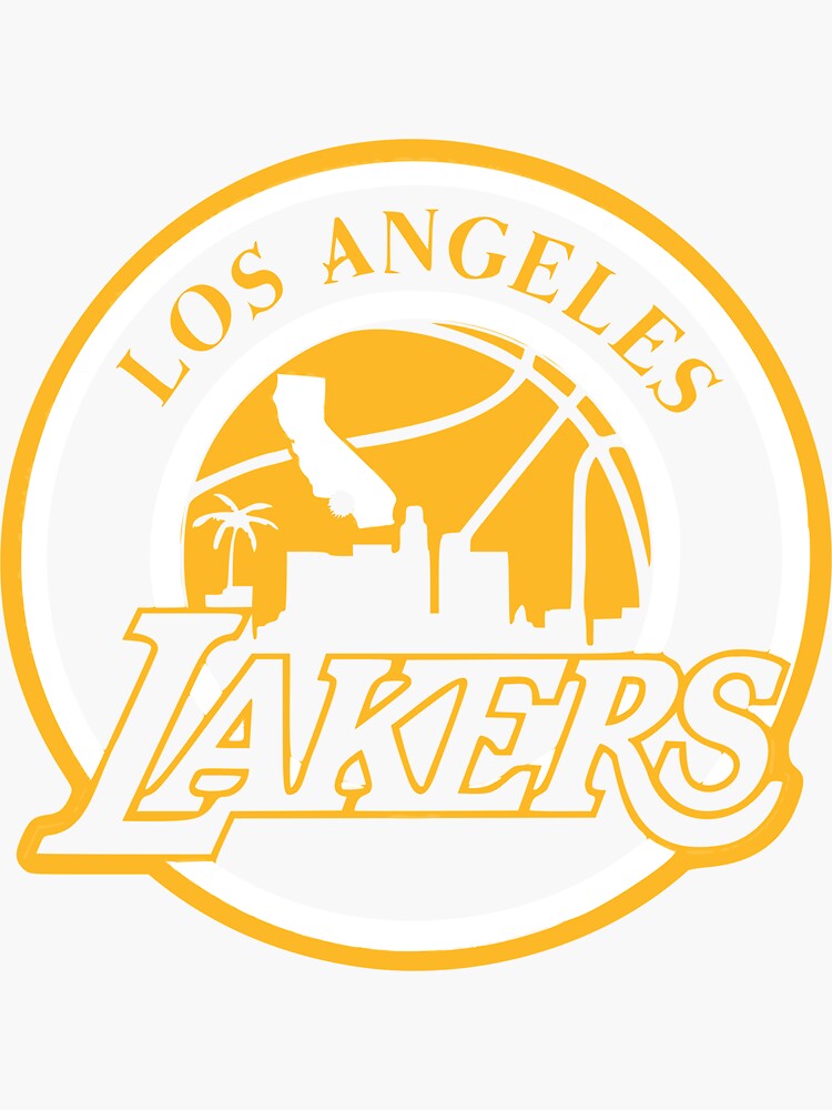 Lakers Lovers Basket Sticker