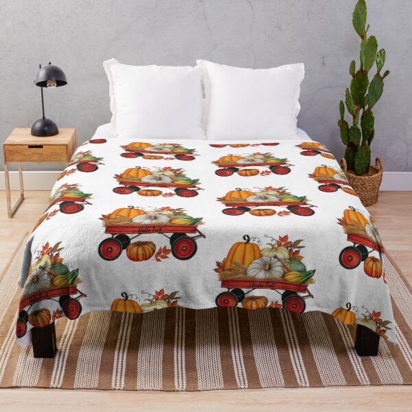 Item preview, Hello Fall Wagon with Pumpkins designed and sold by silviaol.