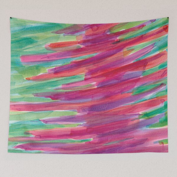 Item preview, Magenta Purple Fir Tree Twist designed and sold by Alexandria Levin.