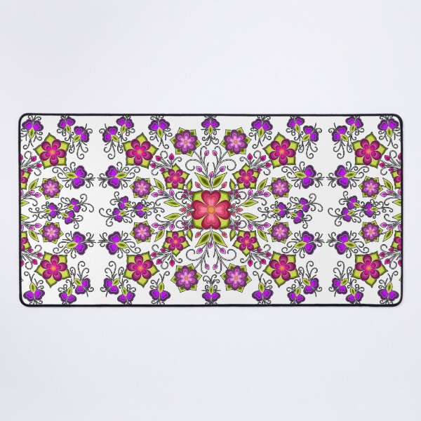 Item preview, Pink and Purple Ojibwe Florals designed and sold by ojiberishdsgns.