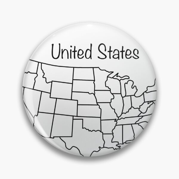 Item preview, US Map designed and sold by Alli Foglia.