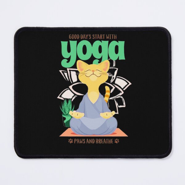 Item preview, Yoga Paws: Embrace Serenity with Our Meditative Cat designed and sold by CraftyrCreator.