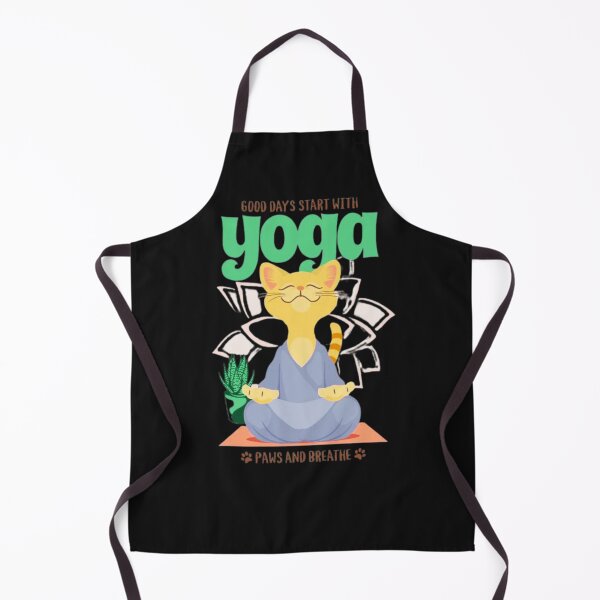 Item preview, Yoga Paws: Embrace Serenity with Our Meditative Cat designed and sold by CraftyrCreator.