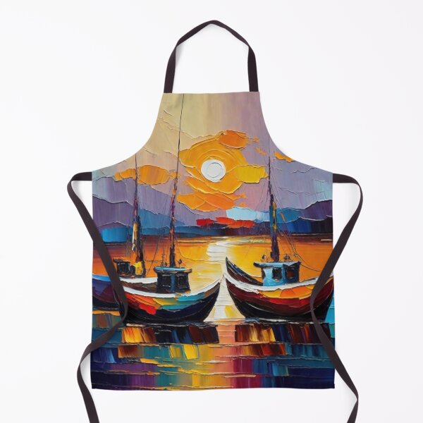 Item preview, Boats at Sunset designed and sold by kultomatic.