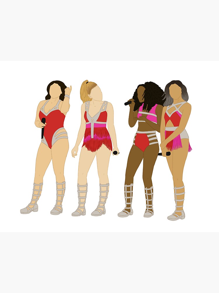 Disover Little Mix Get Weird tour red and pink outfit OT4 | Canvas Print