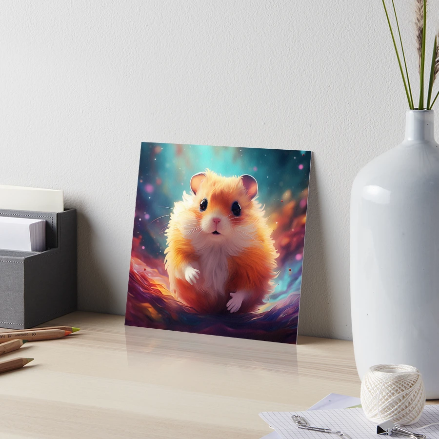 Hamster At Beach Art Print by N Akkash - Fine Art America