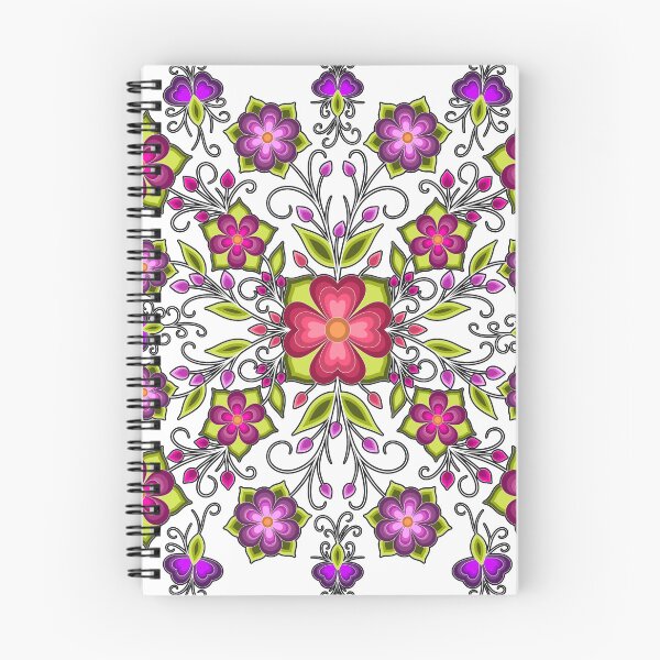 Item preview, Pink and Purple Ojibwe Florals designed and sold by ojiberishdsgns.