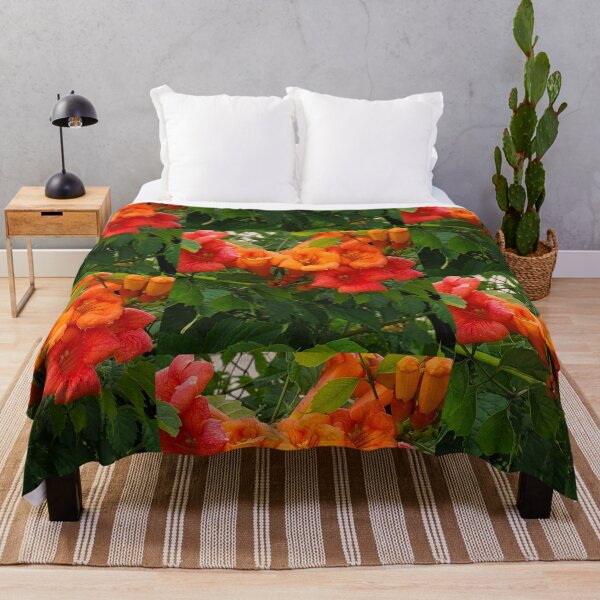 Item preview, Trumpet Vine Flowers designed and sold by etherealwonders.