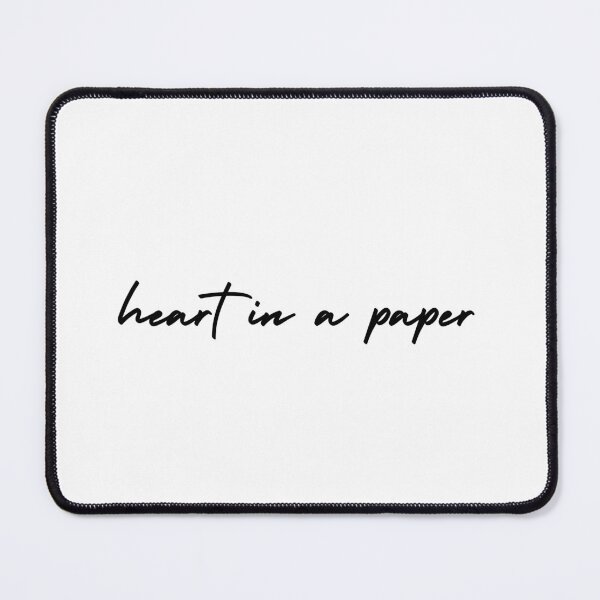 Item preview, heart in a paper | journaling designed and sold by Therapy by Sen.