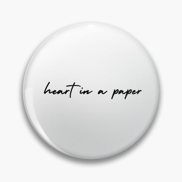 Item preview, heart in a paper | journaling designed and sold by Therapy by Sen.