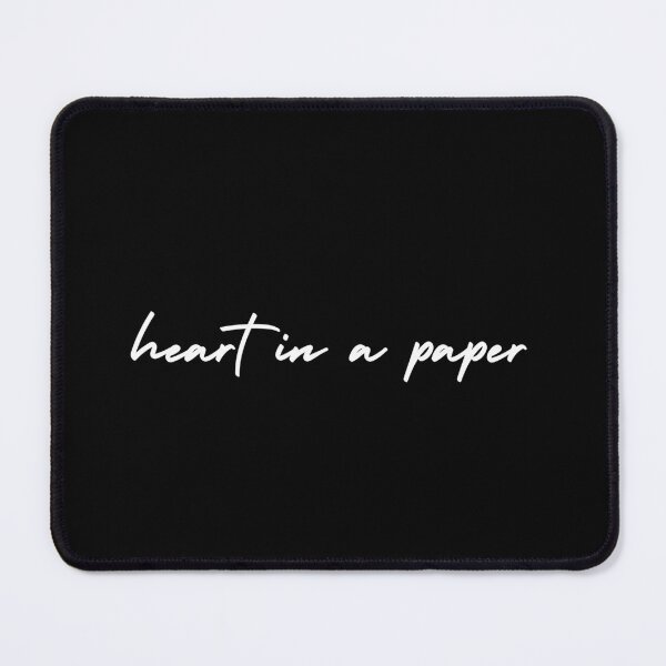 Item preview, heart in a paper | journaling designed and sold by Therapy by Sen.