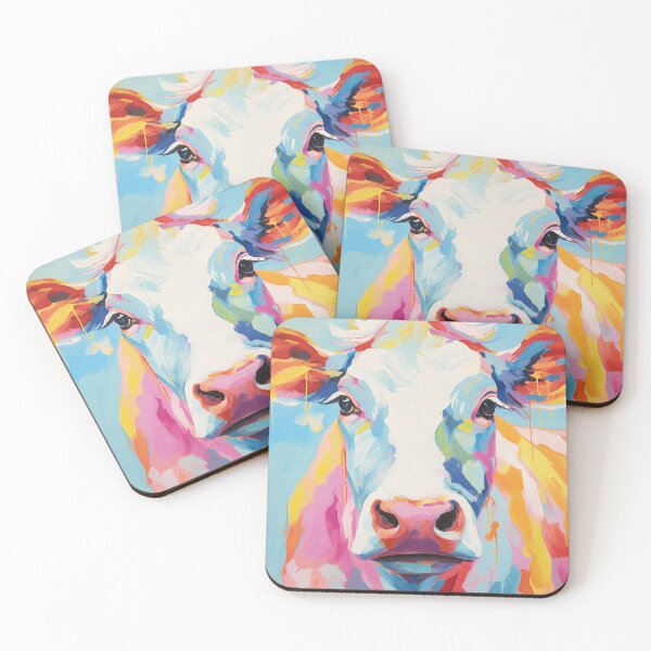 Item preview, Funky Cow Pastel Abstract Country designed and sold by Lovegrass Prints.