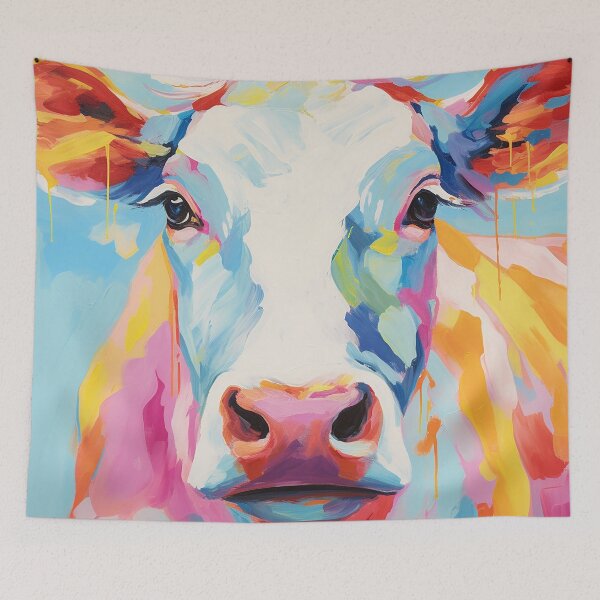 Item preview, Funky Cow Pastel Abstract Country designed and sold by Lovegrass Prints.