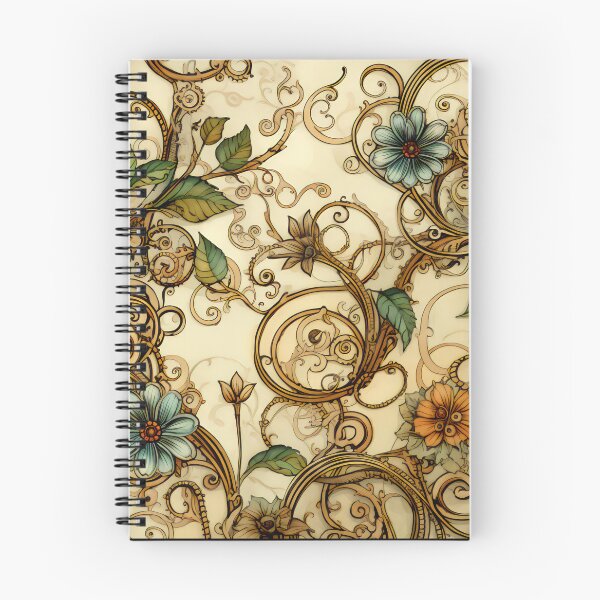 Item preview, Steampunk Flowers on old Manuscript designed and sold by BrandonArtWorld.