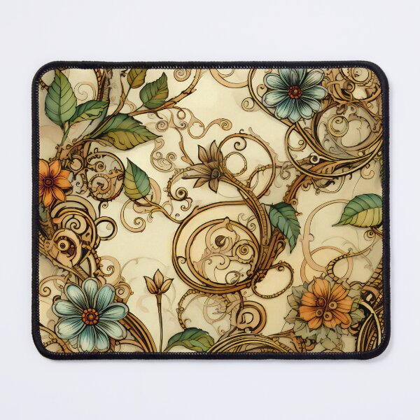 Item preview, Steampunk Flowers on old Manuscript designed and sold by BrandonArtWorld.