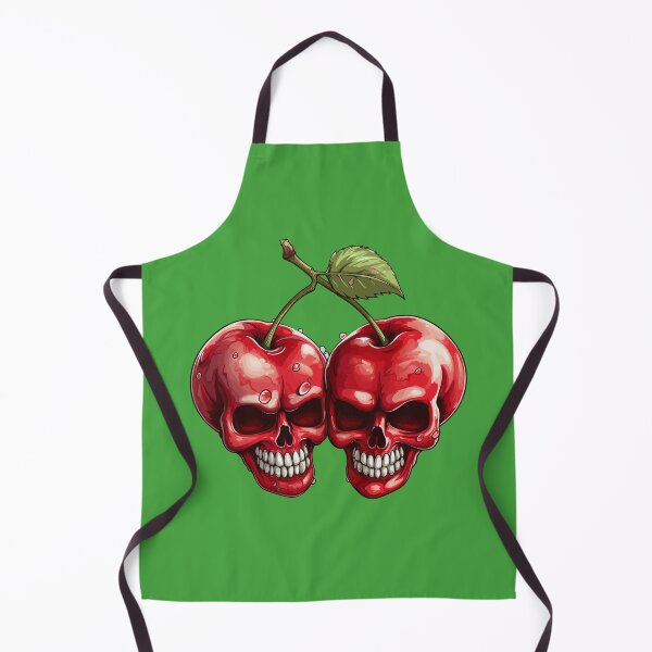 Item preview, Skulls Two Cherries Funny Fruit Spooky Cherry designed and sold by LilyBell6.