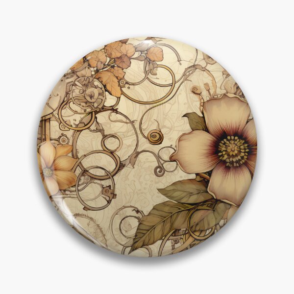 Item preview, Steampunk Flowers on old Manuscript designed and sold by BrandonArtWorld.