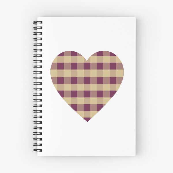 Item preview, Maroon and Gold Plaid Heart designed and sold by Allie Rockhill.