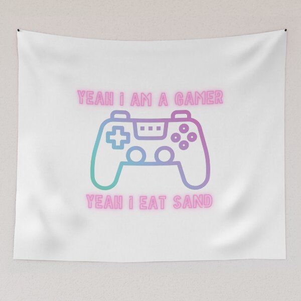 Item preview, Yeah Im A Gamer Yeah I Eat Sand designed and sold by JapKo.