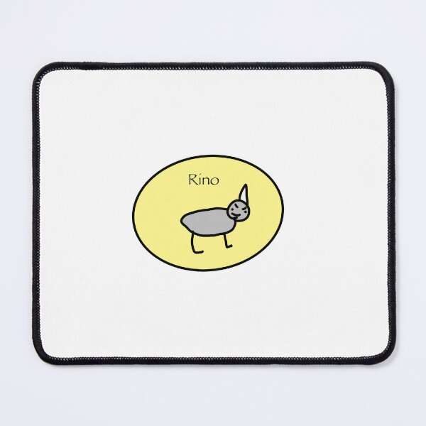 Item preview, Silly and funny rino designed and sold by TinyMan123.