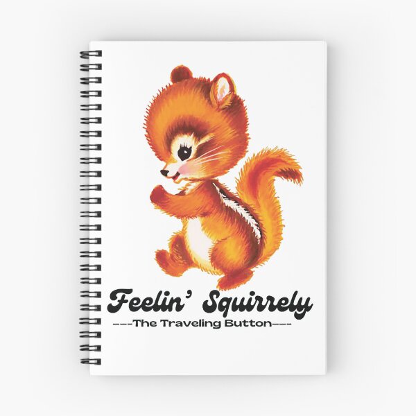 Item preview, Squirrelly Vintage Lover Biskit Traveling Button designed and sold by The Traveling  Button.